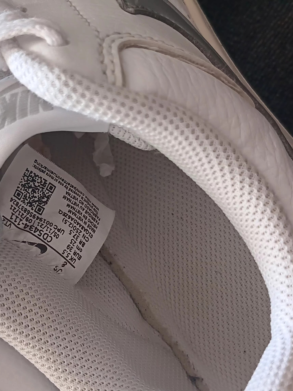 Nike Kids White Athletic Sneakers